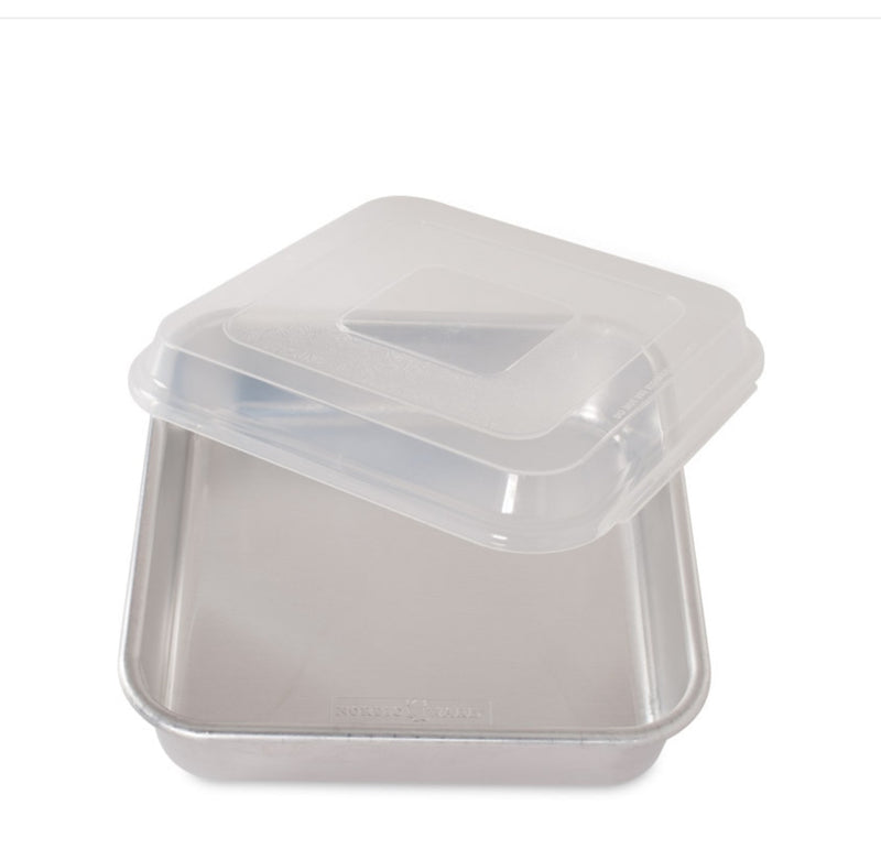 Nordic Ware Naturals 9" Square Cake Pan with Lid