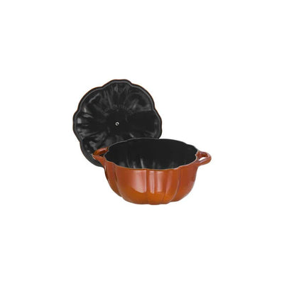 Staub 3.5 qt, pumpkin, Cocotte with Stainless Steel Knob