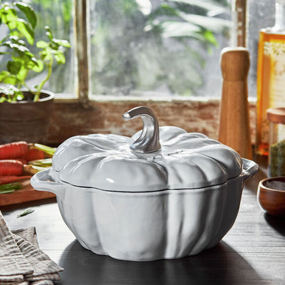 Staub 3.5 qt, pumpkin, Cocotte with Stainless Steel Knob